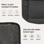 Car Back Of Seat Organizer Black “Hexy” – 7 Pockets + Tablet Pocket - Image 4
