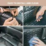 Car Back Of Seat Organizer Black “Hexy” – 7 Pockets + Tablet Pocket - Image 2
