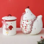 Ceramic Chicken Storage Jar - Image 2