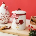 Ceramic Chicken Storage Jar